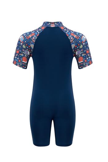 Adasea Patterned Kids Jumpsuit Swimsuit