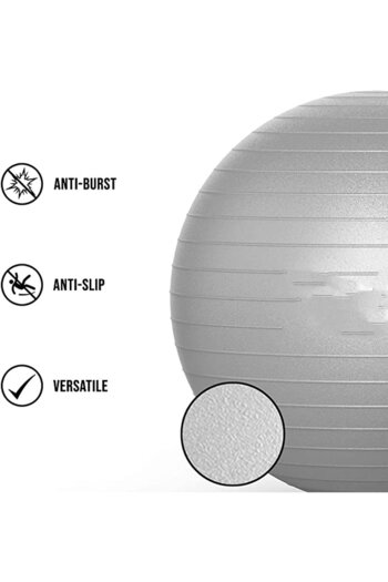 ULTIO 65 cm Pilates Ball and Bidirectional Pump Set