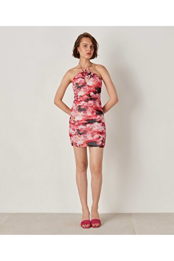 İpekyol Floral Printed Mini Dress