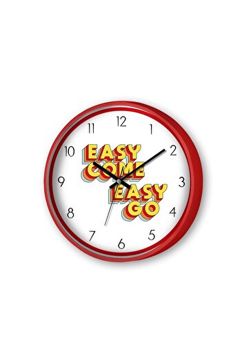 The Mia Hype Easy Come Glass Wall Clock 30 cm Dvs131