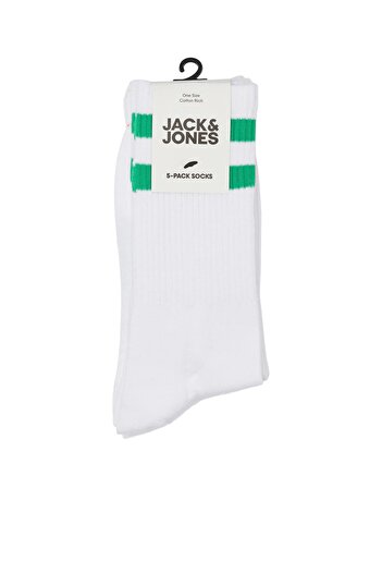Jack & Jones Jack&jones5'li Çizgili Çorap Paketi- Kayden 12234475