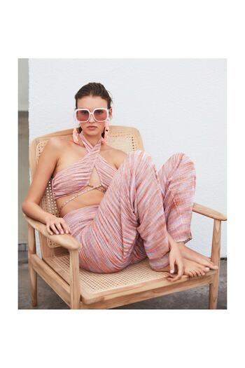 İpekyol x Burcu Esmersoy Pink Trousers