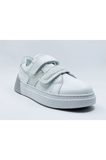 HAPPY WALK Leather and Anatomical Sole Girls' Shoes