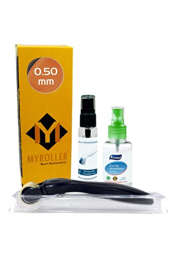Myroller Dermaroller 0.50 Mm Titanium 1200 Needle Derma Roller