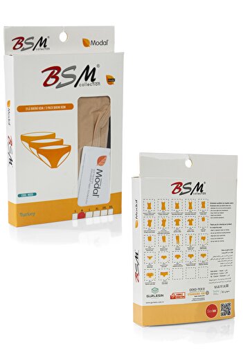 BSM 3-х частинні жіночі змішані модальні бавовняні високої якості натуральні трусики-бікіні