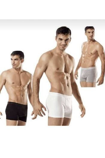 Tutku Men's Colorful Lycra Elastane Boxers Mixed Color Pack of 5