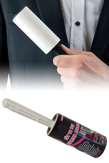 Binbirreyon Feather Collector with Handle Feather Collection Roller 20 Sheets 10cm Da034