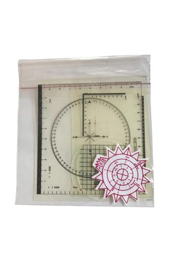 AskerVadisi Minkale Set (Map Ruler Set Transparent)