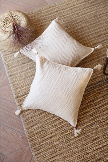 Buldan CSN Tekstil Pack of 2 Authentic Buldan Cloth Cushion Cover