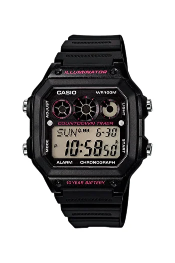 Casio Casio Ae-1300wh-1a2vdf Men's Wristwatch - Stylish and Functional Design