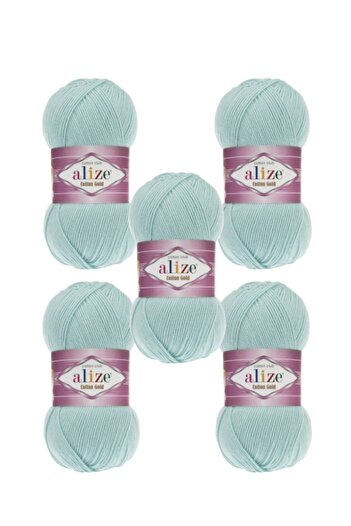 Alize Mint Cotton Gold 522 (PACK OF 5)