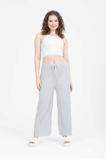 Bluence Women's Sports Trousers - Ribbed Waist and Elastic Waist