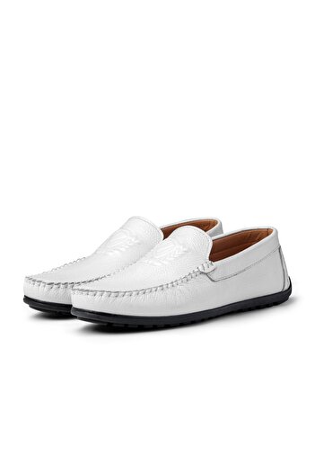Ducavelli Zwang Genuine Leather Men's Casual Shoes, Loafer Shoes, Light Shoes, Genuine Leather Loafer