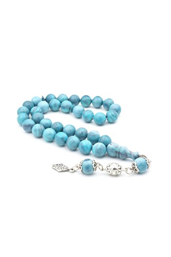 Murty99 Şenalp Model Globe Cut Turcoaz Strângere Chihlimbar Tasbih