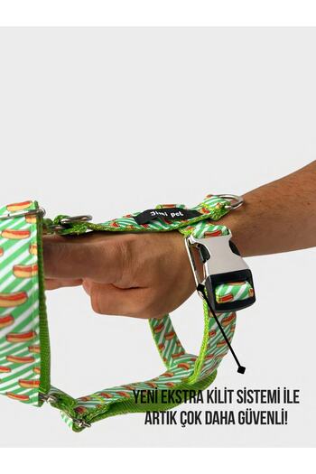 Jimi pet Collar Set Hot Dog Model