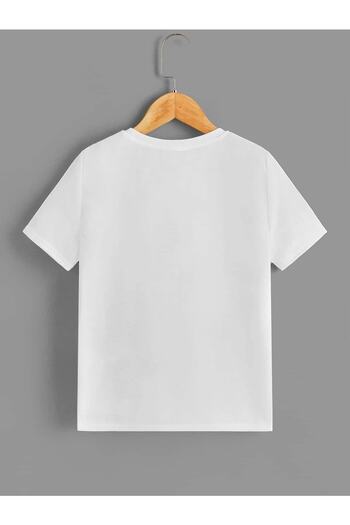 LePold Crew Neck Cool Teddy Bear Printed Girl/Boy T-Shirt
