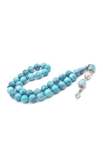 Murty99 Şenalp Model Globe Cut Turcoaz Strângere Chihlimbar Tasbih