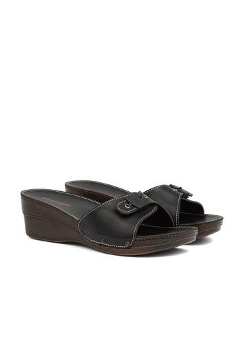 Pierre Cardin ® | Pc-7011-3485 Μαύρο - Γυναικείες Παντόφλες