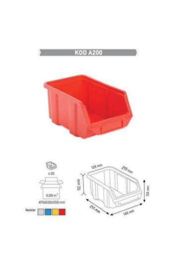 Sembol A200 Plastik Avadanlık Gri (10 ADET)