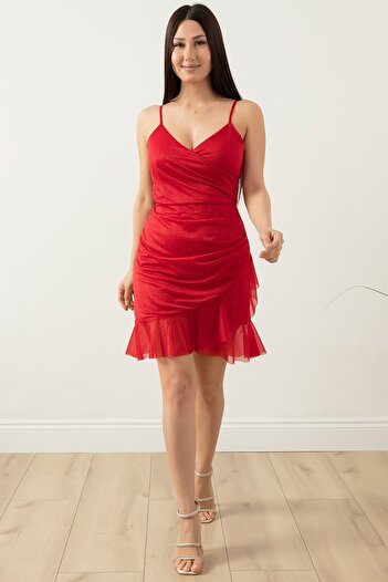 PULLIMM Strappy Short Dress 13427