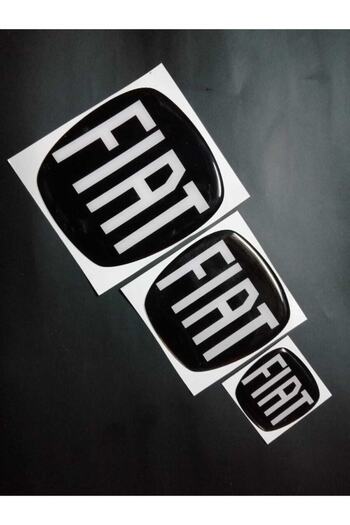 CVS Fıat Egea ( Sedan) Siyah Logo Set (3'lü)