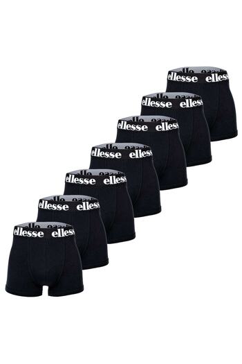 Ellesse Herren Boxershorts, 7er Pack - Yema 7 Pack Boxershorts, Logo, Baumwollstretch
