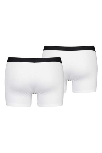 Levi's LEVI´S Herren Boxershorts, 2er Pack - Solid Basic Boxer Brief Organic, Logobund