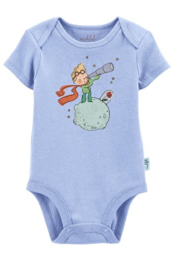 MAHFEL 100% Cotton Organic Printed Premium Snap Fastener Baby Bodysuit