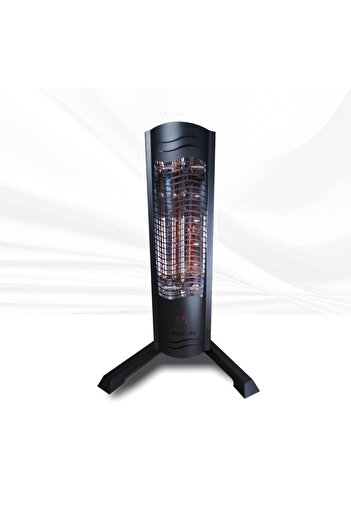 Normgas Nmg001 -1-1500 Nmg Dikey Ayaklı Elektrikli Isıtıcı Kumandalı Siyah Mtn Es 1500w