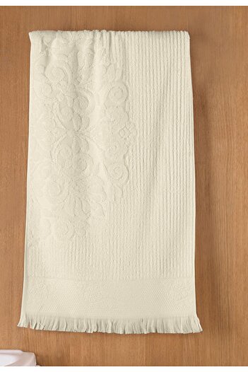 Class 100% Cotton Cream 50x90 Hand - Face Towel 1 Piece
