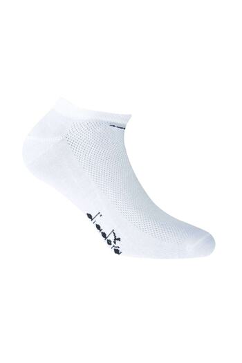 Diadora Unisex Sneaker Socken, 6er Pack - Socken, Mercerisierte Baumwolle, Logo, einfarbig