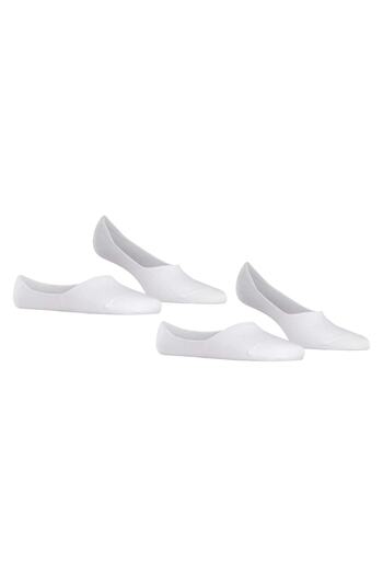 Burlington Damen Füßlinge, 2er Pack - Everyday IN, Anti-Slip Heel, einfarbig