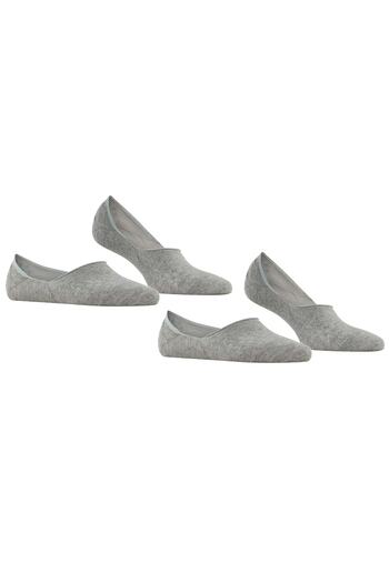 Burlington Damen Füßlinge, 2er-Pack – Everyday IN, rutschfester Absatz, einfarbig
