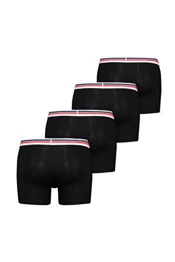 Levi's 4er-Pack Herren-Boxershorts – Sportbekleidung mit Logo, Bio-Boxershorts