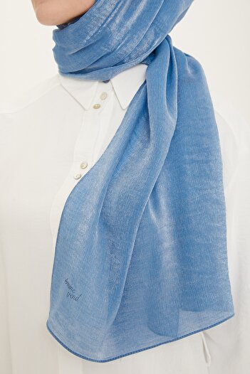 Armine Βραδινό φόρεμα Sparkle Shawl Blue