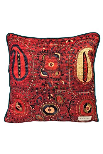 Alacastore Selçuki Pattern Traditional Pattern Throw Pillow Cover