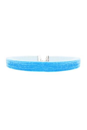 Bijustore Blue Color Women's Velvet Choker Necklace