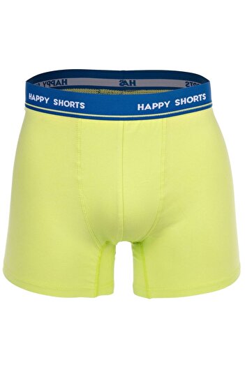 Happy Shorts Herren Boxershorts, 3er-Pack – Retro-Trikot, Logobund