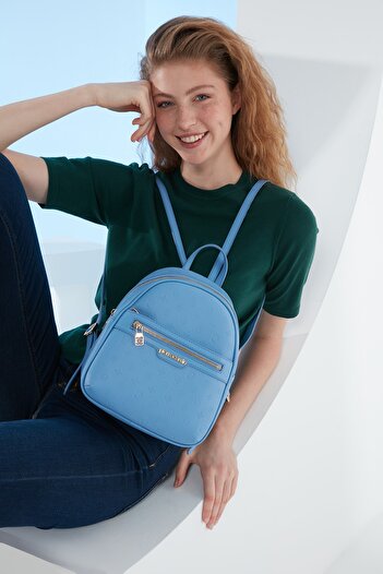 Pierre Cardin Blue Floater Women's Backpack 05Po23Y1739