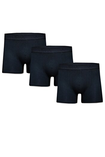 Socks Stations Men's Boxers, Underwear Models 3-Piece Navy Blue Boxer Men's Boxers