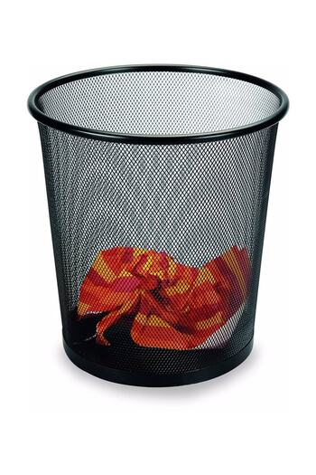 REYKA HİJYEN Trash Can Metal Mesh Black