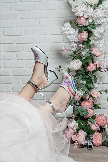 Panda Unicorn Heeled Shoes