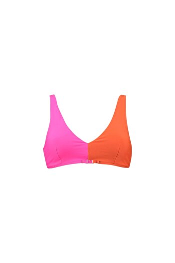Puma Color Blocked Γυναικείο Plunge Top - Swim