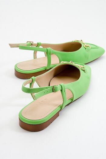 LuviShoes Area Green Women's Sandals