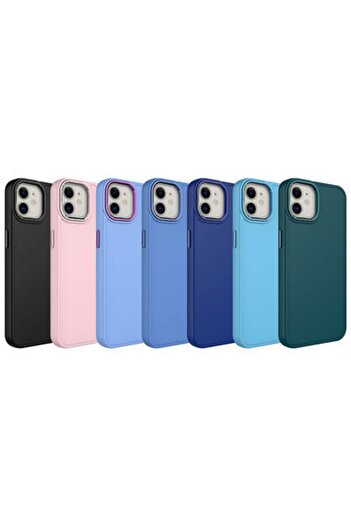 Rivor Apple Iphone 11 Kılıf Metal Çerçeve Hassas Butonlu Renkli Içi Kadife Lansman Kapak