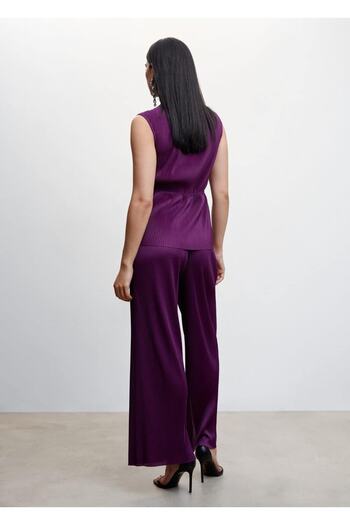 MANGO Woman Pilili Palazo Pantolon