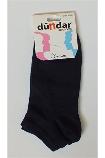 Dündar Чорапи Bootie, черни, унисекс, 6 броя