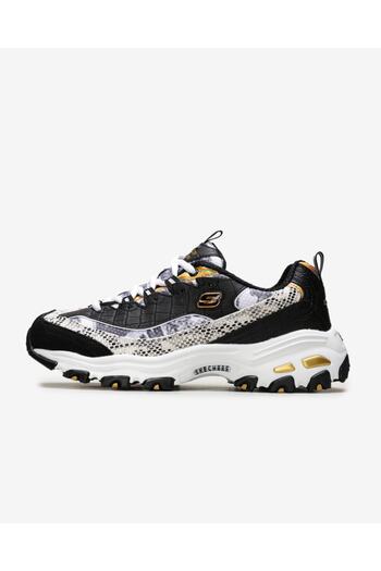 SKECHERS D'LITES-RUNWAY READY Women's Black Sneakers - 11918 BWGD