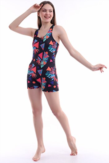 Aykum Mayo Women's Black Shorts Swim Trunks