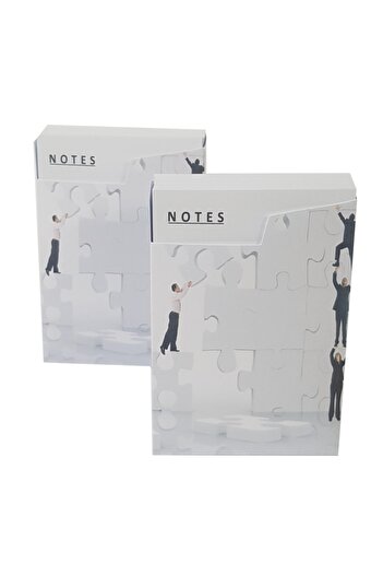 cabuk baskı 8x12 Cm Puzzle Printed Memo Pad 2 Pieces